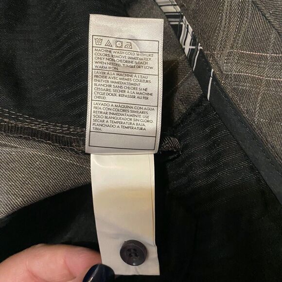 HURLEY Mens Chino Shorts Size 36 (Tag Says 34) Gray Striped - Picture 11 of 11